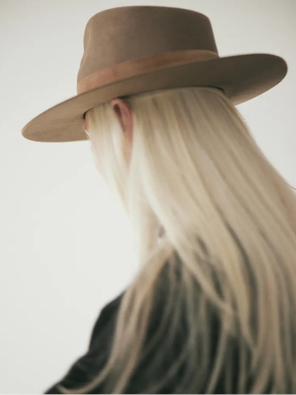 JANESSA LEONE Women's Wool Alara Hat in Dark Sand